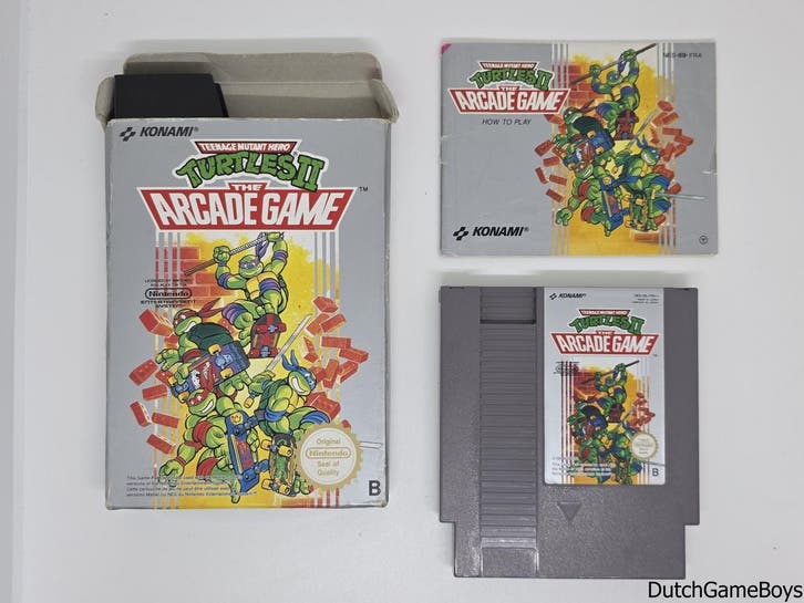 Nintendo Nes - Turtles II - The Arcade Game - FRA, Spelcomputers en Games, Games | Nintendo NES, Gebruikt, Verzenden
