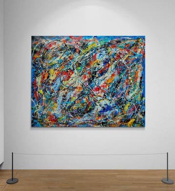 Jovan Srijemac (1962) - Rhythm of the wind - (XXL)