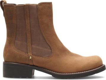 Clarks - maat 38 - Orinoco Club Dames Laarzen - Brown Snuff, Verzenden, Nieuw