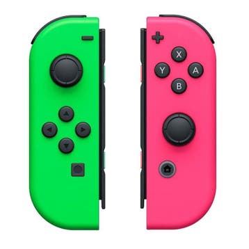 Nintendo Switch Joy-Cons Set - Groen/Roze, Verzenden, Zo goed als nieuw