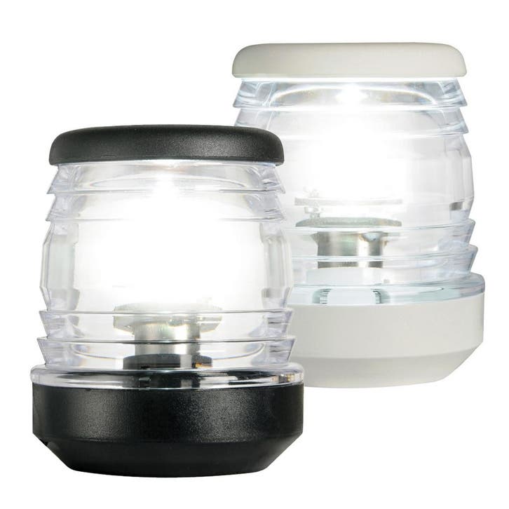 Osculati Ankerlicht LED 12/24 Volt Zwart en Wit klein-Wit, Watersport en Boten, Bootonderdelen, Nieuw, Ophalen of Verzenden