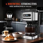 Koffiezetapparaat - filterkoffie - Glazen pot - RVS - 1,8L -, Verzenden, Zo goed als nieuw
