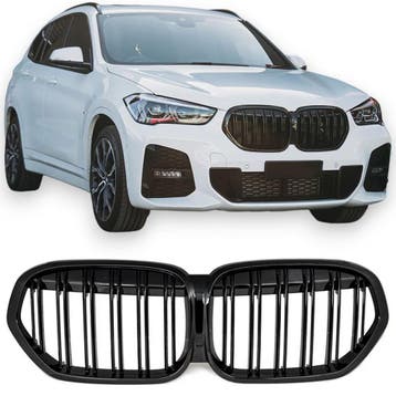 Grille glans zwart geschikt voor BMW X1 F48 LCI | 2019-2022