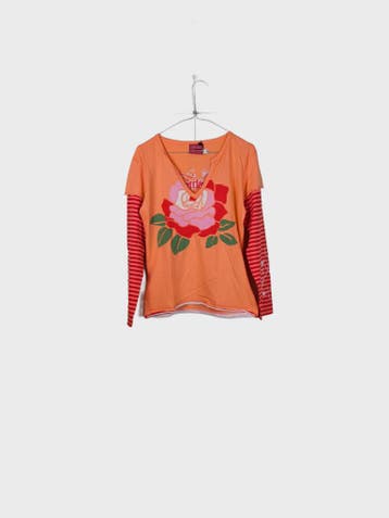 PLUSMINUS Longsleeves Dames maat M Oranje Vintage, Ophalen of Verzenden, Nieuw
