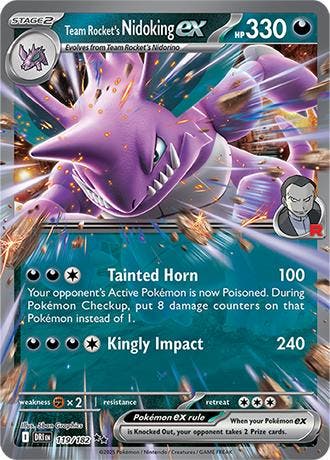 Team Rockets Nidoking ex (DRI 119), Ophalen of Verzenden, Nieuw