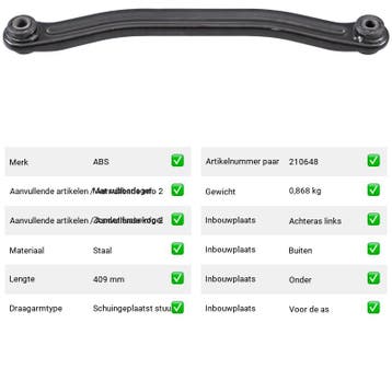 Draagarm Hyundai Excel 1.3 (LC) Van 2000-01 tot 2005-11 - Au, Verzenden, Nieuw, Hyundai