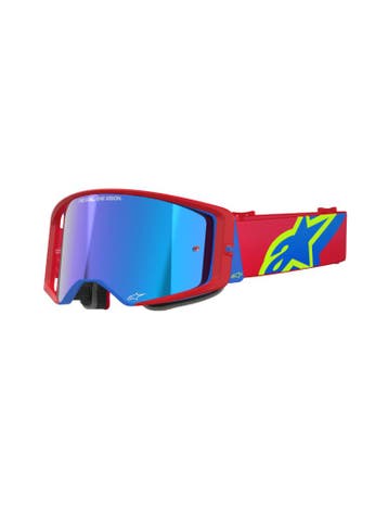 Alpinestars Supertech Corp Crossbril Rood / Blauw (Lens: Spi, Ophalen of Verzenden, Nieuw