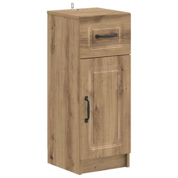 vidaXL Badkamer Opbergkast UTRECHT Artisanaal eiken 30 x 31, Verzenden, Nieuw