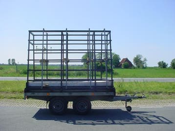 Hapert AL2000 met glas- kozijn resteel afm. 280x190x200cm, Auto diversen, Ophalen, Gebruikt