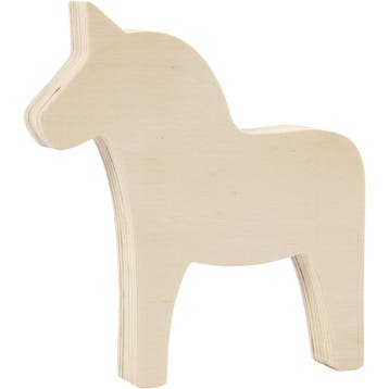 Paard, H: 13 cm, B: 12 cm, 1 stuk, Nieuw