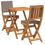 Acaciahouten Tuinset | 35% Korting, Tuin en Terras, Tuinsets en Loungesets, 2 zitplaatsen, Eettafel, Nieuw, Ophalen of Verzenden