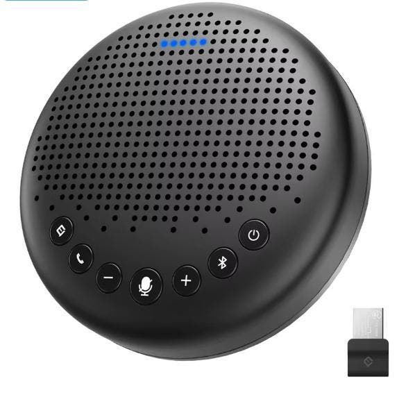 Draadloze Speakerphone 3 Mics 360° Bluetooth Vergader, Zakelijke goederen, Kantoor en Winkelinrichting | Apparatuur en Telecommunicatie