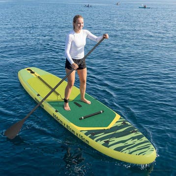 vidaXL SUP Board met zitplaats 2-in-1 POSEIDON 366 x 81 x 15, Watersport en Boten, Suppen, Verzenden, Nieuw