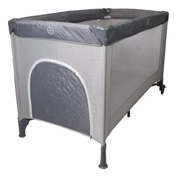 Ding Deluxe Grey Campingbedje incl. Bodemverhoger, Kinderen en Baby's, Babywiegjes en Ledikanten, Verzenden, Nieuw