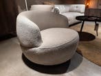Woolly Draaifauteuil Boucle **SHOWROOMMODEL**, Huis en Inrichting, Fauteuils, Nieuw, Stof