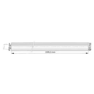 Bieden: Vetus schroefaskoker polyester Ø30 mm - 1500 mm met, Ophalen of Verzenden, Nieuw