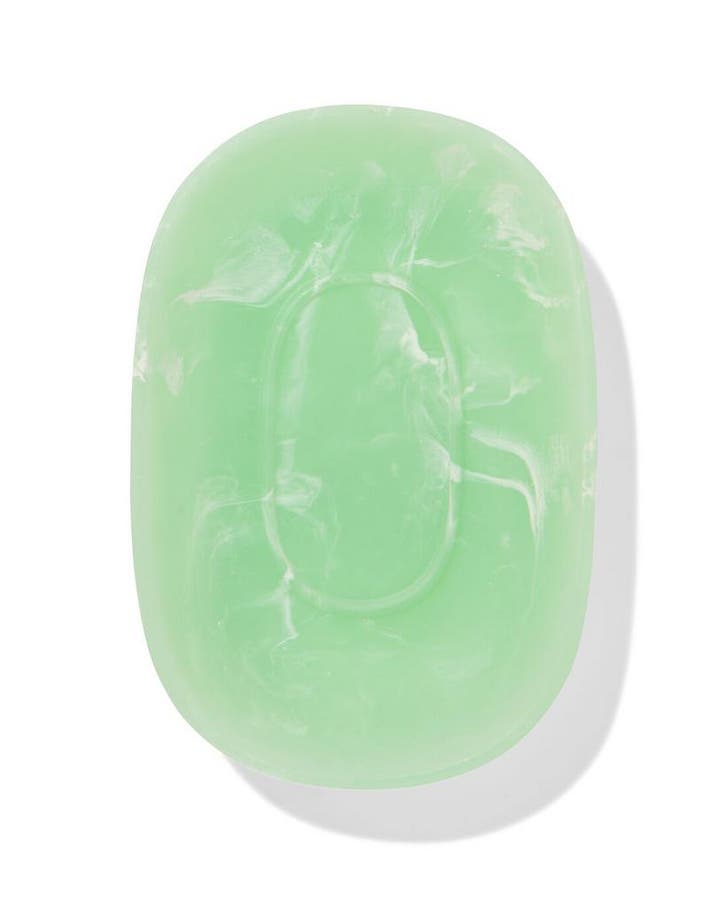 HEMA Zeepbakje 9x13cm epoxy marmerlook groen, Huis en Inrichting, Badkamer | Badtextiel en Accessoires, Nieuw, Verzenden