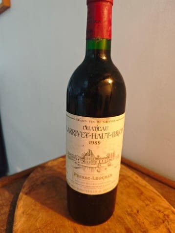 1989 Château Larrivet-Haut-Brion - Pessac-Léognan - 1 Fles, Verzamelen, Wijnen, Nieuw