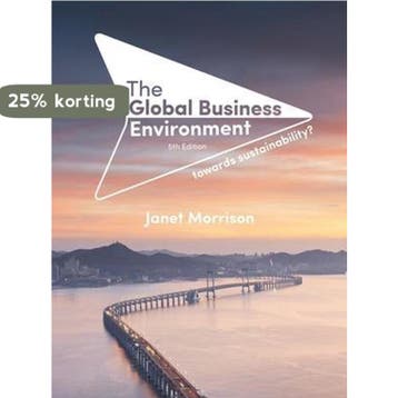 The Global Business Environment - Janet Morrison, Verzenden, Zo goed als nieuw, Janet Morrison