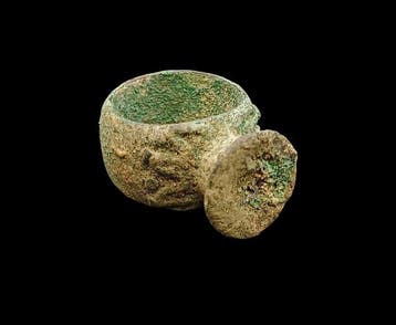 Oud-Grieks Brons Turret Ring - 32 mm (Zonder minimumprijs), Antiek en Kunst