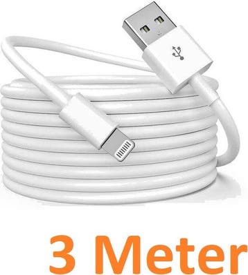 Lightning kabel – Geschikt voor iPhone iPad AirPods iPod –, Ophalen of Verzenden, Nieuw