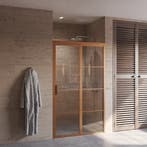 BWS Nisdeur Frame met Vast Paneel 120x200 cm 8 mm NANO, Ophalen of Verzenden, Nieuw, Douche