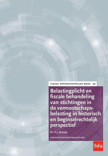 9789012407373 Fiscaal-wetenschappelijke reeks 30 -   Bela..., Verzenden, Zo goed als nieuw, H.J. Bresser