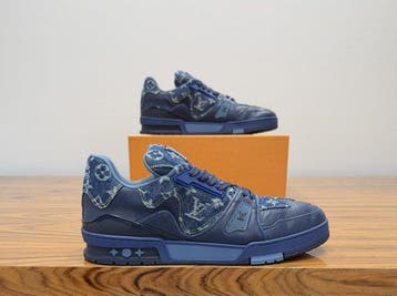 Louis Vuitton - LV Trainer x Nigo Blue Denim - Sneakers -, Nieuw
