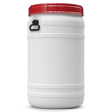 Voerton 110 liter wit