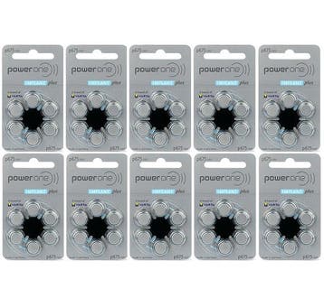 PowerOne Hoorbatterij 675 BLAUW Cochlear Implant Plus Cl (60, Ophalen of Verzenden, Nieuw