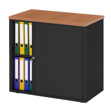 Roldeurkast zwart laag STOR 80  80x43x72,5, Ophalen of Verzenden, Nieuw