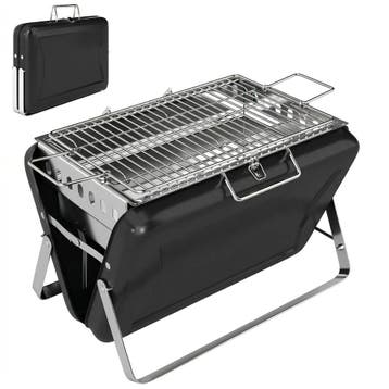 Roestvrijstalen Houtskoolgrill BBQ Smoker Met Grillrooster H, Verzenden
