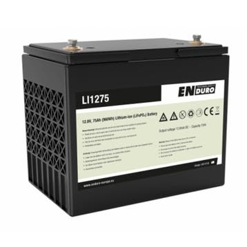 Enduro Lithium Accu Buscamper Bluetooth LI1275, Nieuw