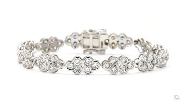Armband Platina - 7.17ct. tw. Diamant (Lab-grown), Nieuw