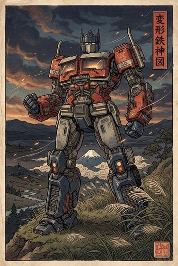 MEDSAN - Iron God Optimus Prime () - UNIQUE WORK