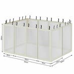 El Jardin - Beige - Insectennet - ca 360 x 260 cm - Voor ..., Verzenden, Nieuw