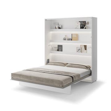 Lenart Bed Concept Verticaal Opklapbed 180x200 - Wit, Nieuw