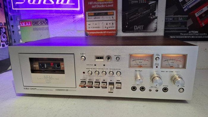 Akai - GXC-740D Cassetterecorder-speler, Audio, Tv en Foto, Radio's