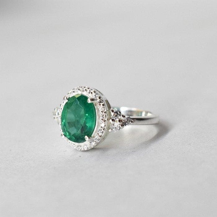 Zonder minimumprijs - Statement ring Zilver - 7.75ct. tw., Sieraden, Tassen en Uiterlijk, Antieke sieraden