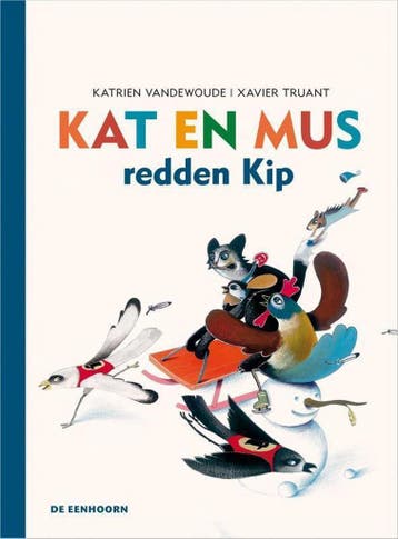 Kat en Mus redden Kip / Kat en Mus - Katrien Vandewoude, Verzenden, Zo goed als nieuw, Katrien Vandewoude