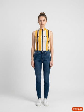 Guess Tops Dames maat XS Geel Vintage, Ophalen of Verzenden, Nieuw