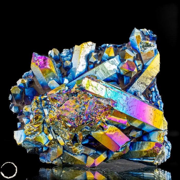 Spectakel van het Licht: Aura-Amethyst Druse in, Verzamelen, Mineralen en Fossielen