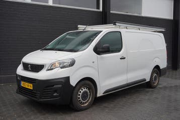 Peugeot Expert 2.0 BlueHDI 122 PK L3 EURO 6, Gebruikt, Leder en Stof, Wit, Lease