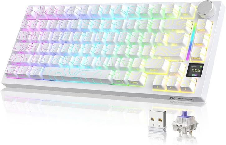 Attack Shark X820 Ultra | Tweedekansje | OP=OP, Computers en Software, Toetsenborden, Multimediatoetsen, Draadloos, Qwerty, Nieuw