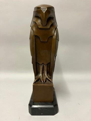 sculptuur, Bronzen HAVIK naar Johan Coenraad Altorf - 34 cm