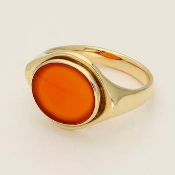 Zonder minimumprijs - Ring - 18 karaat Geel goud, Sieraden, Tassen en Uiterlijk, Ringen, Nieuw