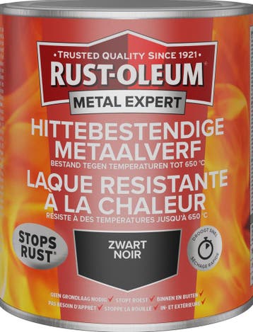 Rust oleum metal expert hittebestendige metaalverf 750 ml,, Verzenden, Nieuw