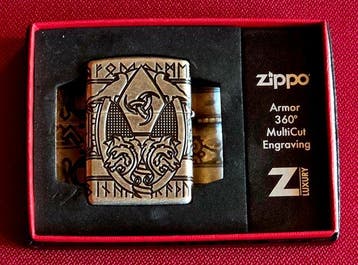 Zippo - Aansteker - Verzilverd, Nieuw
