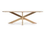 Eettafel Nikki Deens ovaal acacia 240x100cm - naturel |, Ophalen of Verzenden, Nieuw