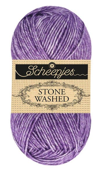 Scheepjes Stone Washed - 840 Rich Charoite - Katoen-mix Ga, Ophalen of Verzenden, Nieuw